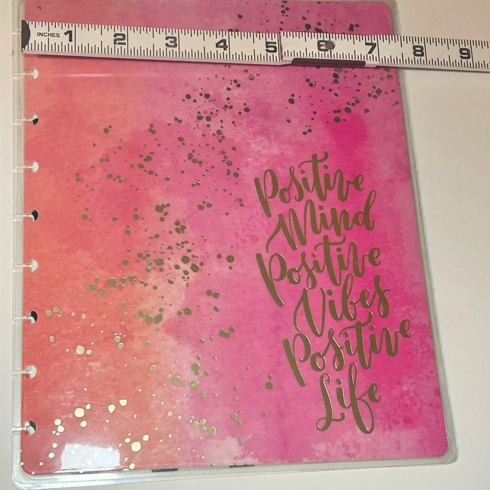 The Happy Planner Bundle - 9 Pink & 9 Gold Ring Discs + 2 Cover & Backs